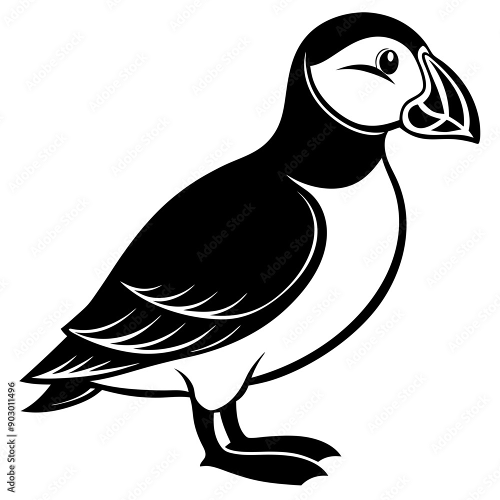 Fototapeta premium black and white bird, bird, illustration of a bird, illustration of an eagle, Black and White Illustration of a Majestic Eagle - Detailed Bird Artwork and Monochrome Design