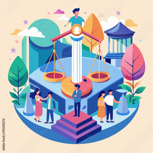 illustration of a city, illustration, people on the beach, people on vacation for Illustrations of Cityscapes, General Illustrations, and People on the Beach and Vacation
