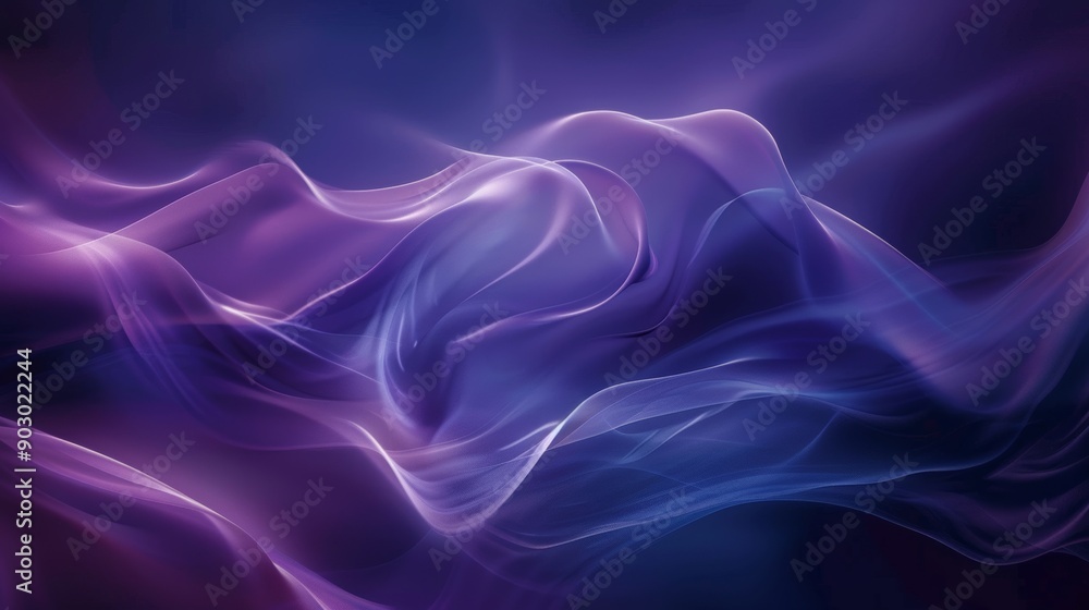 Abstract purple blue wave background flowing in cyberspace Abstract purple blue wave background flowing in cyberspace