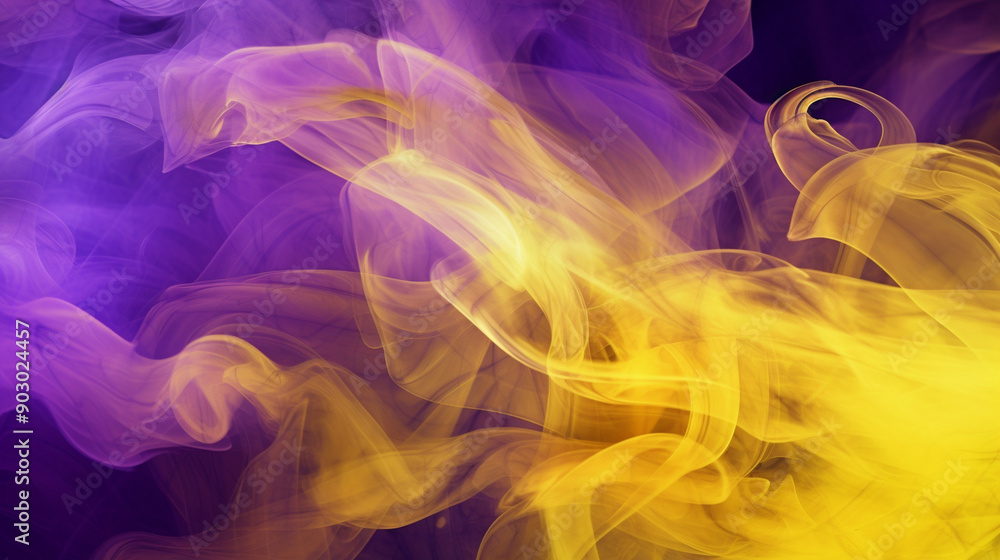 Fototapeta premium yellow and purple smoke texture background
