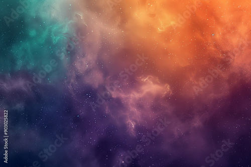 Cosmic Nebula in Vivid Colors