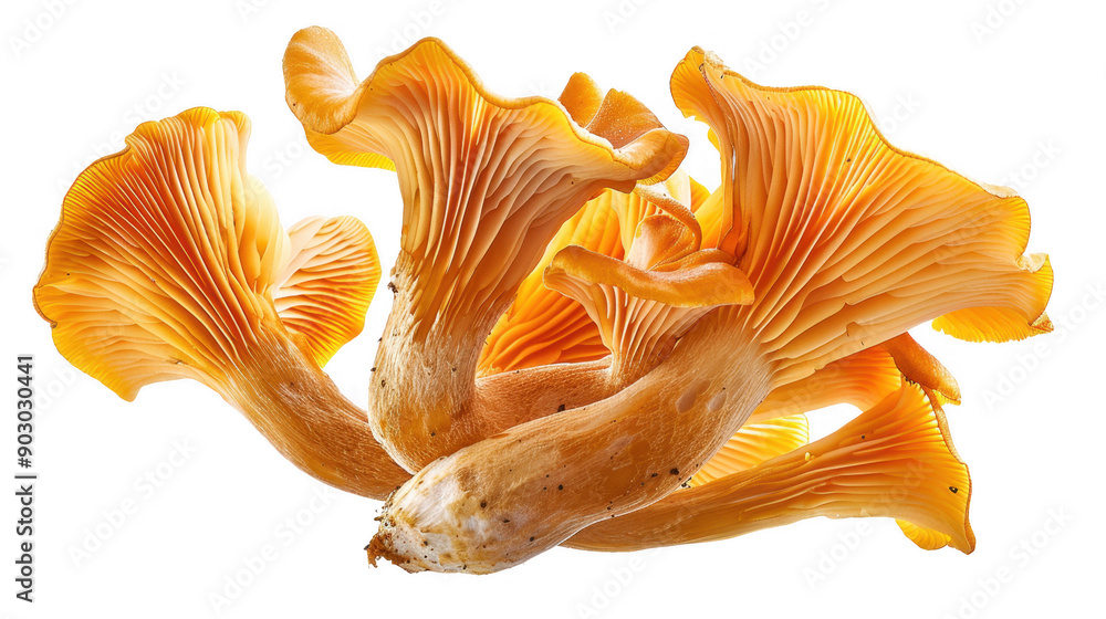 Close-up of Vibrant Golden Mushrooms Showcasing Intricate Details and Organic Beauty in High Definition Close-up of Vibrant Golden Mushrooms Showcasing Intricate Details and Organic Beauty in High Definition