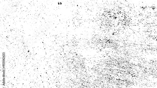 Grungy scratches black vintage design element in old distressed paper or border illustration vector.  Scratches grime and grungy lines for transparent vector overlay template.