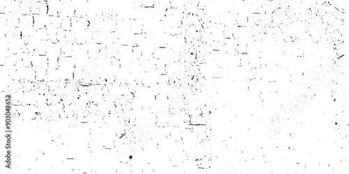 Grungy scratches black vintage design element in old distressed paper or border illustration vector.  Scratches grime and grungy lines for transparent vector overlay template.