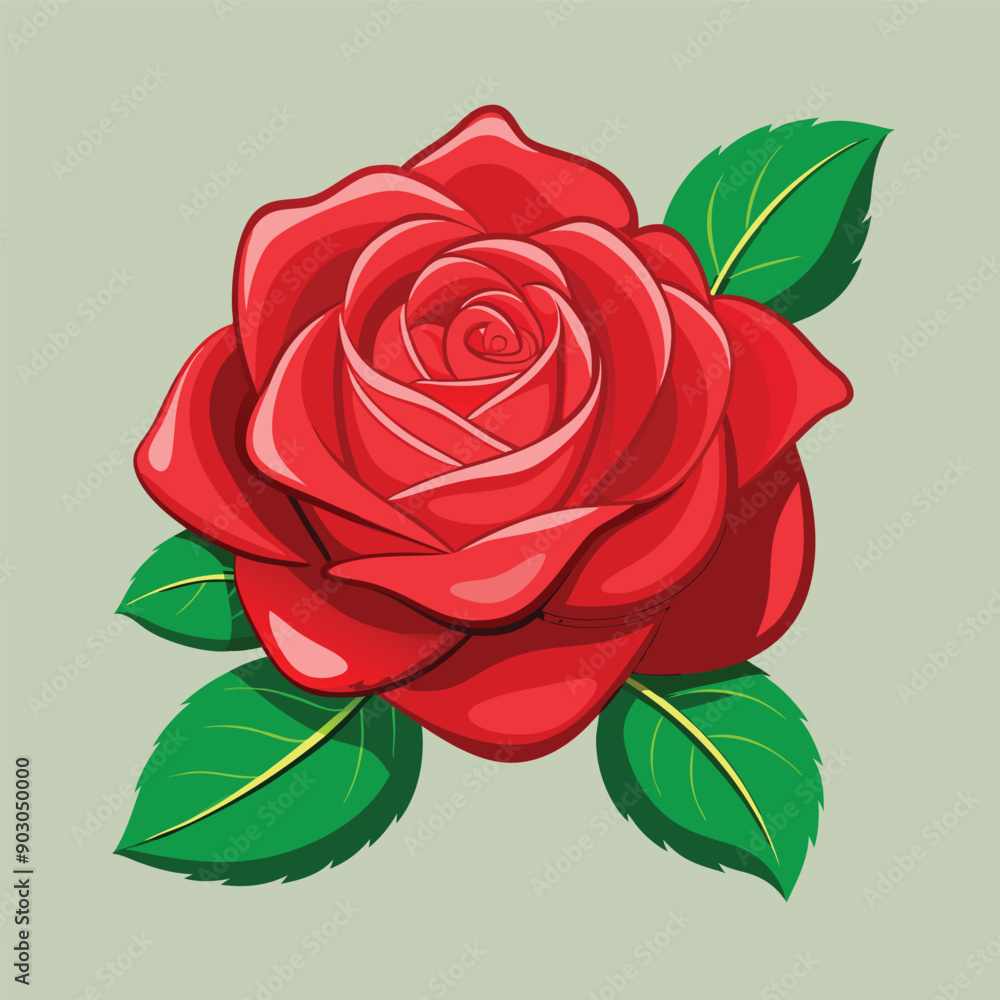 A beautiful rose design vector illustration download A beautiful rose design vector illustration download