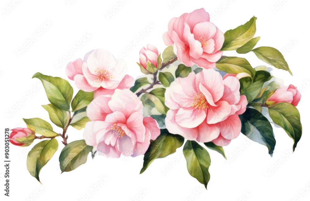 PNG Camellia painting blossom flower. PNG Camellia painting blossom flower.