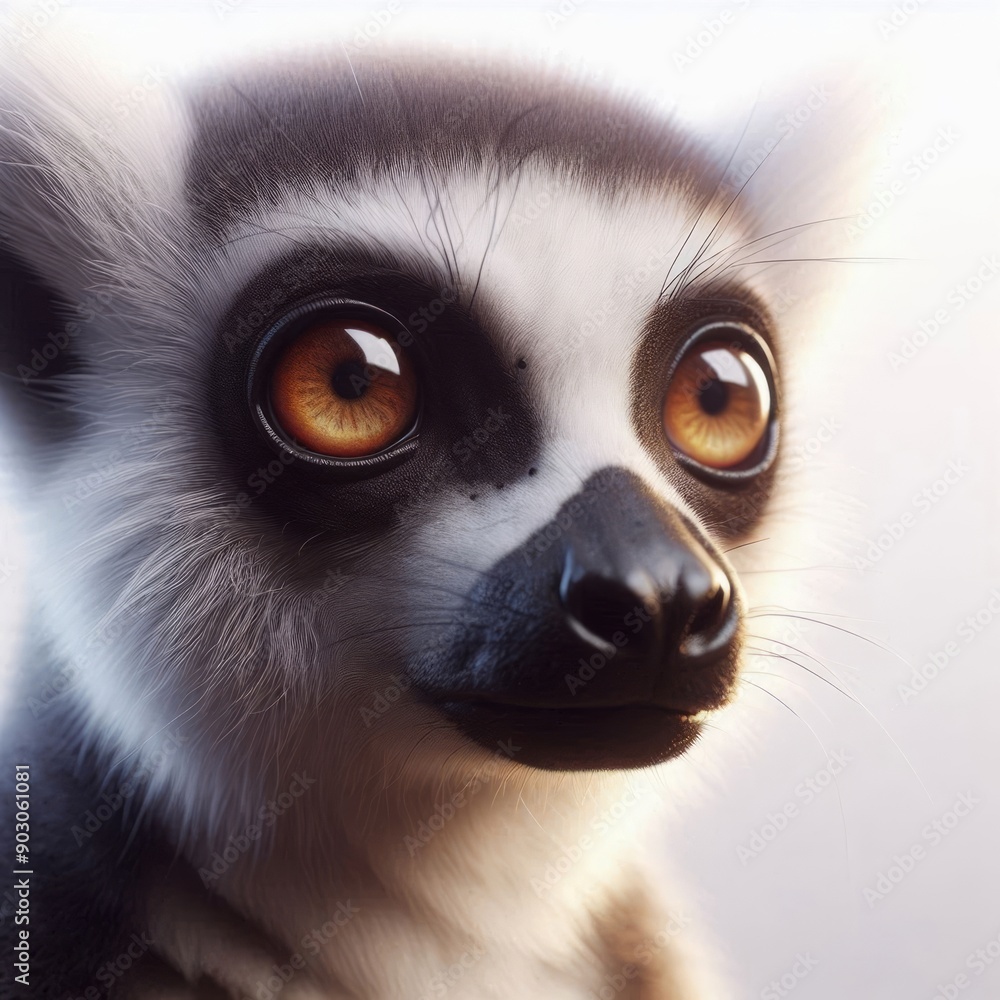 Obraz premium close up of a lemur