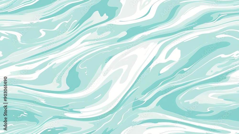 Obraz premium green marble pattern