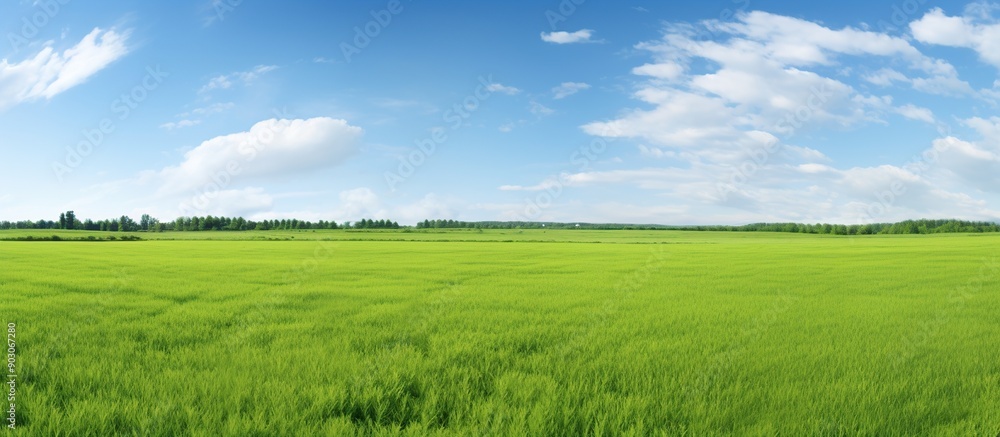 Landscape view of green grass Landscape view of green grass