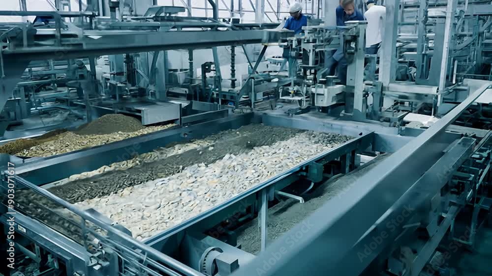 Innovative Food Processing Facility Operates Efficiently in Industrial Setting During Daytime Hours Innovative Food Processing Facility Operates Efficiently in Industrial Setting During Daytime Hours