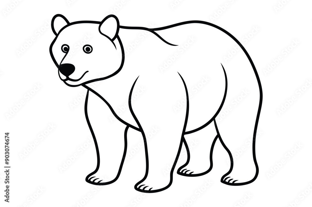 bear silhouette vector illustration bear silhouette vector illustration
