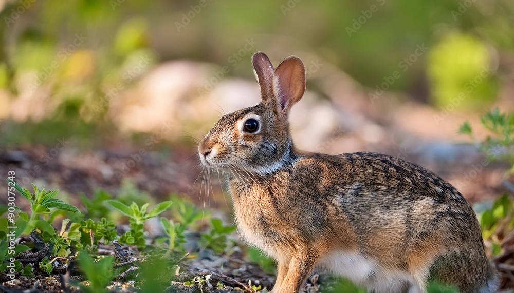 The eastern cottontail (Sylvilagus floridanus) is the most common rabbit species in North America. The eastern cottontail (Sylvilagus floridanus) is the most common rabbit species in North America.