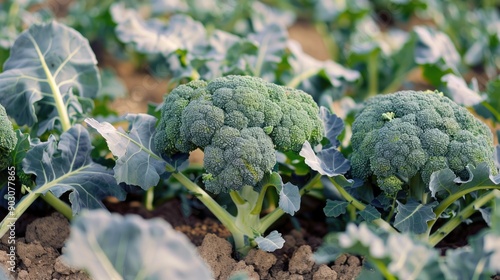 Arizona Agriculture. Broccoli Farming in Yuma Area: Growth and Harvest of Crop