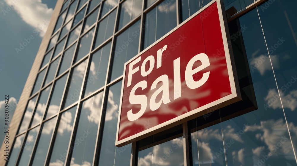 Obraz premium A detailed shot of a companys headquarters with