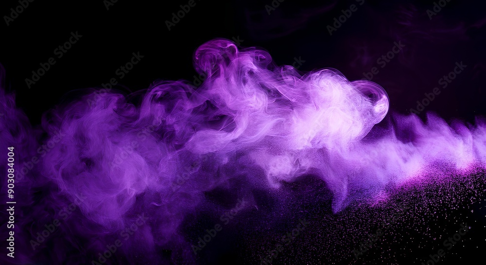 purple smoke background