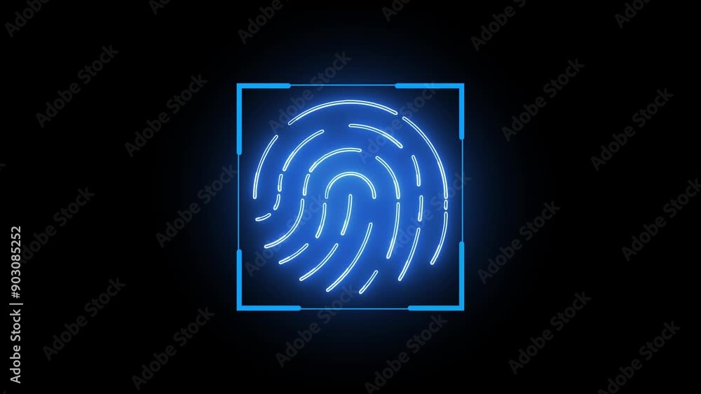 Fingerprint icon animation, Set fingerprint scanning icon sign video, finger print fingerprint lock secure security , biometric icon set, Finger print sign video.4k Fingerprint icon animation, Set fingerprint scanning icon sign video, finger print fingerprint lock secure security , biometric icon set, Finger print sign video.4k