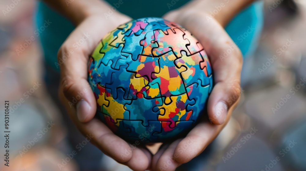 Holding the World Together: Puzzle Globe Holding the World Together: Puzzle Globe