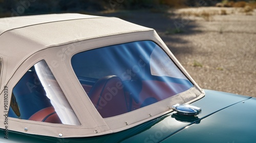 Tableau sur toile Convertible top on a car