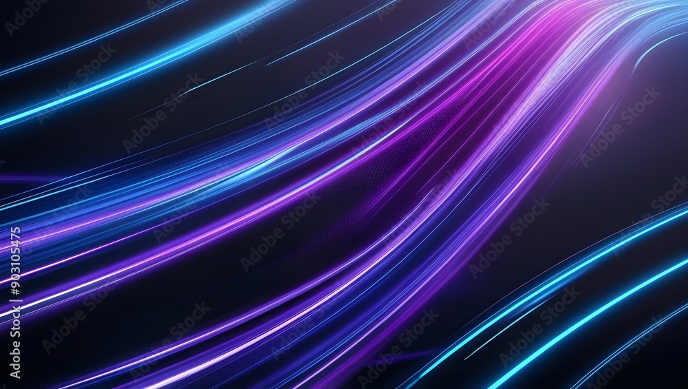 dynamic blue and purple lines that pulse with energy dynamic blue and purple lines that pulse with energy