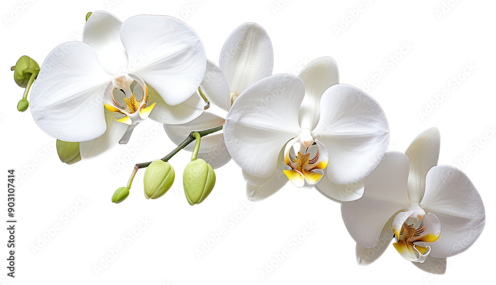 Obraz premium PNG Orchid flower plant transparent background