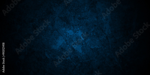 Blue stone distressed wall texture backdrop. Abstract blue grunge old wall concrete texture background. grunge wall concrete texture, Seamless Blue grunge texture vintage background.