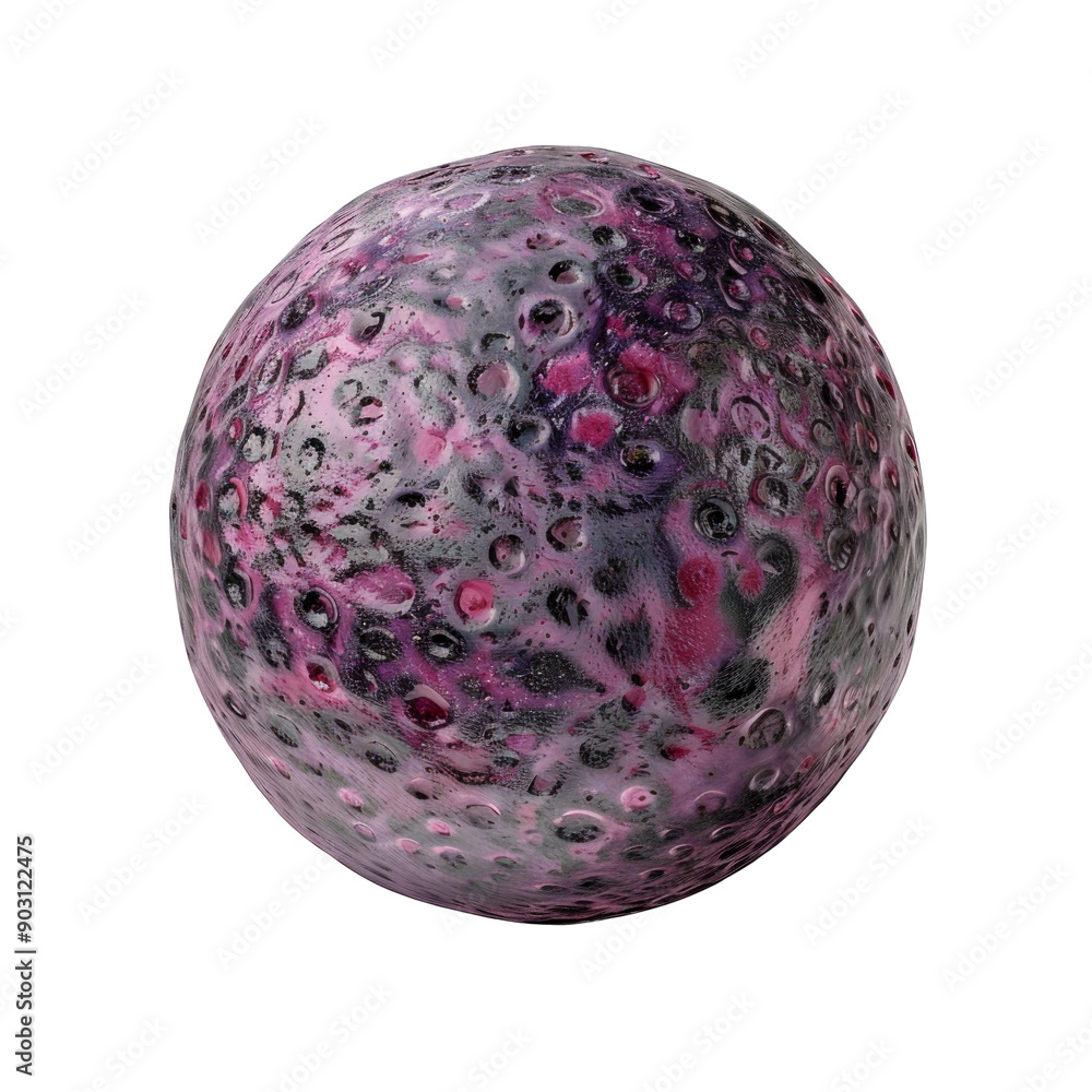 Black Raspberry Chip lce Cream. Isolated on transparent background. Black Raspberry Chip lce Cream. Isolated on transparent background.