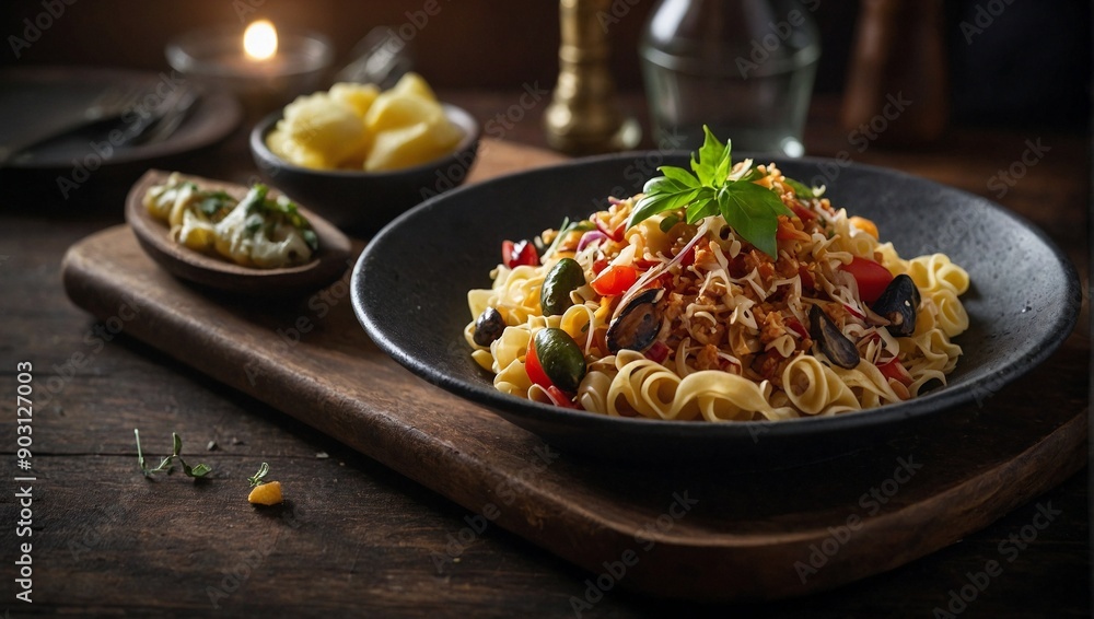 pasta with sauce and parmesan pasta with sauce and parmesan