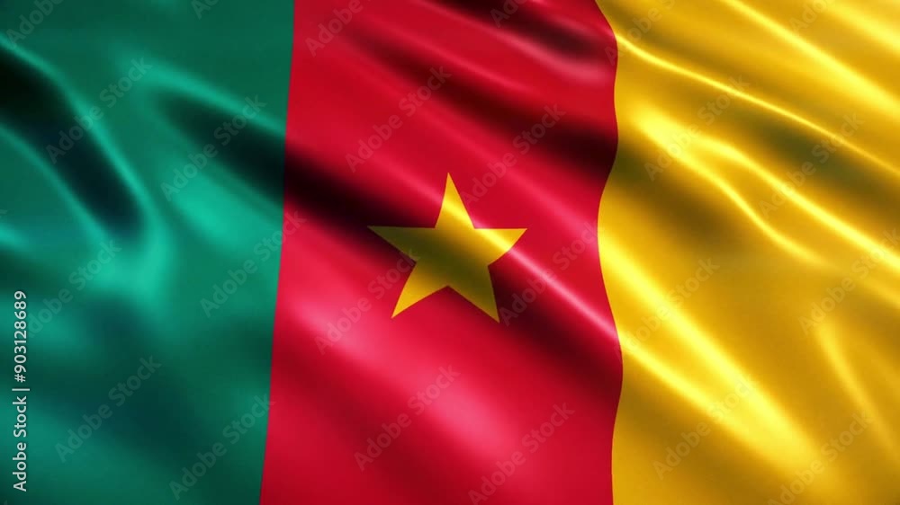 Cameroon Flag Animation (Close-up)
Cameroon Flag Animation (Close-up)