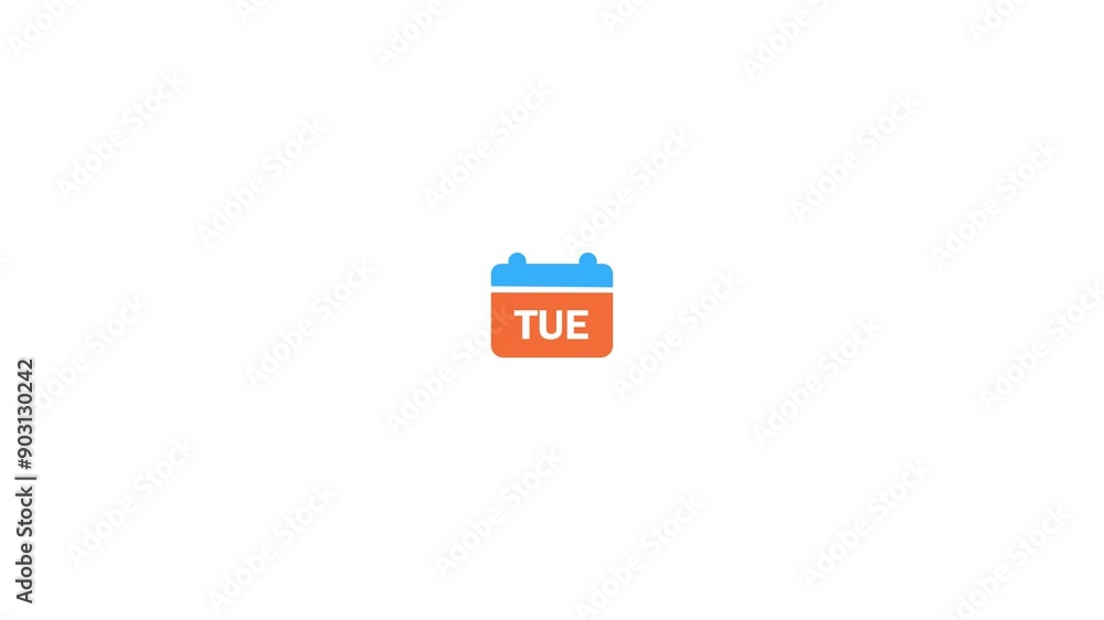 Tuesday calendar page days of the week icon, tuesday calendar icon, days of the week. Tuesday calendar page days of the week icon, tuesday calendar icon, days of the week.