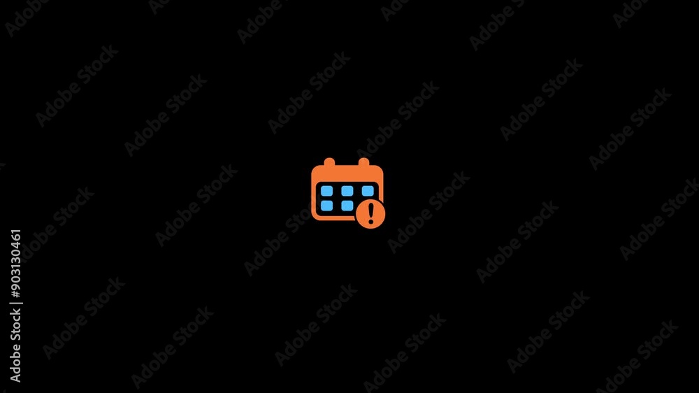 Attention alert day icon, alert risk, danger caution day logo, warning signal, attention mark animation background. Attention alert day icon, alert risk, danger caution day logo, warning signal, attention mark animation background.