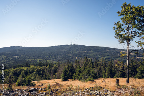 Obraz na płótnie Eisenzeitliche Ringwälle am Altkönig im Taunus, Juli 2024 w salonie