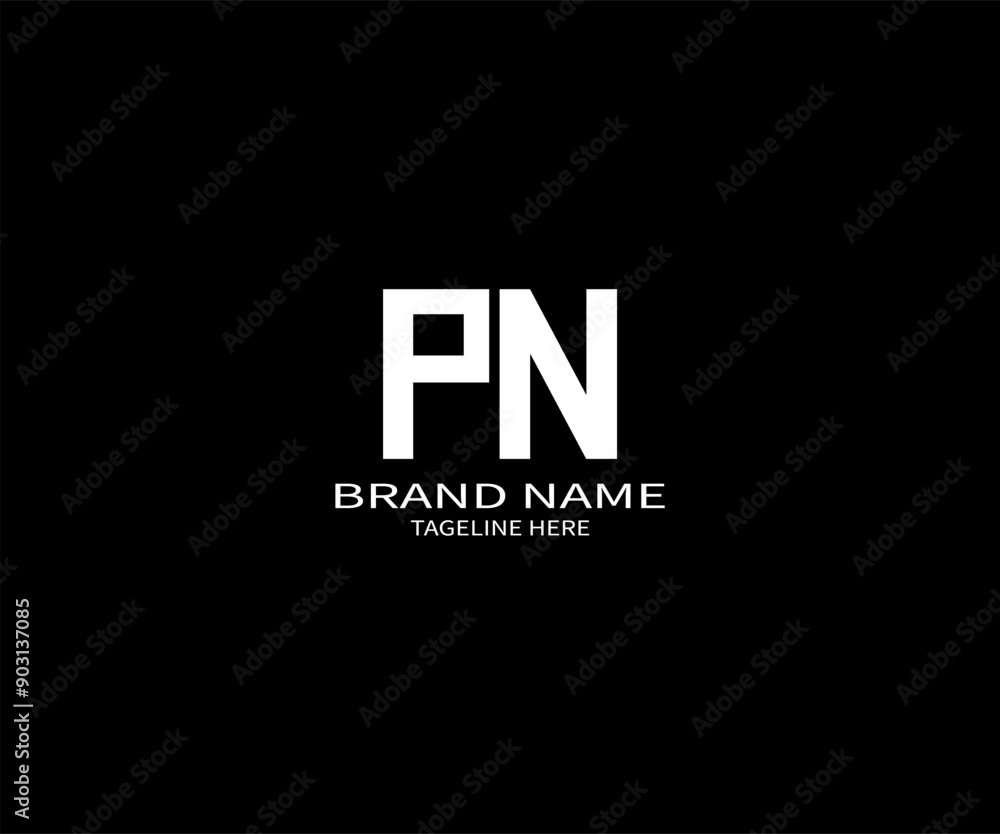 PN Letter Initial Logo Design Template Vector Illustration PN Letter Initial Logo Design Template Vector Illustration