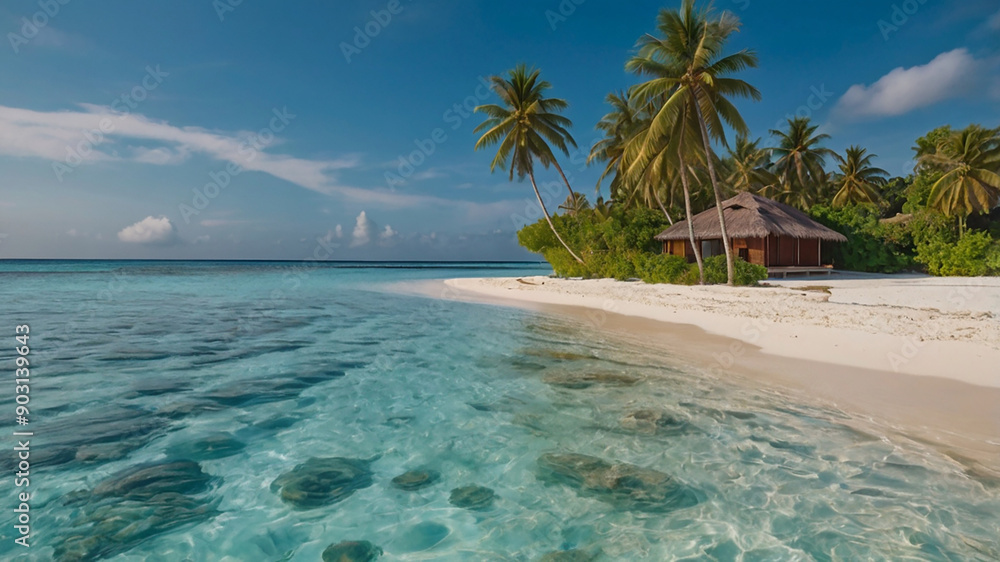 tropical resort beach tropical resort beach