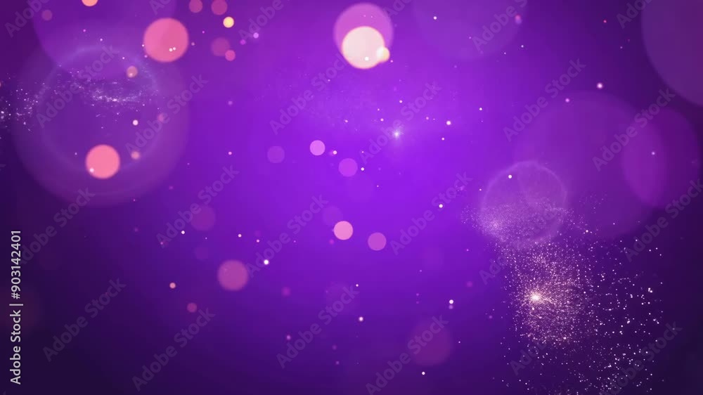 Purple bokeh lights background with sparkles Purple bokeh lights background with sparkles