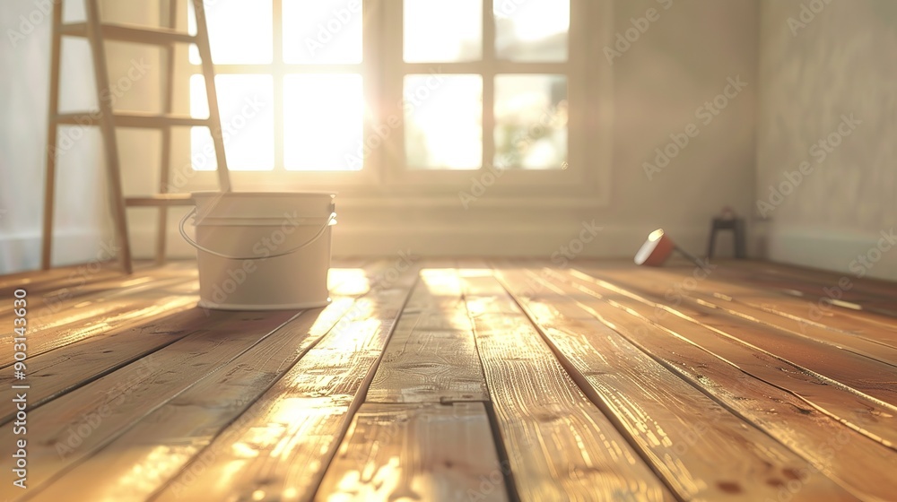 custom made wallpaper toronto digitalRoom Under Renovation with Sunlight Streaming Through Windows. Transformation in progress