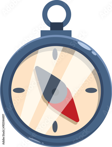 Classic compass pointing north, guiding adventurers on their expeditions