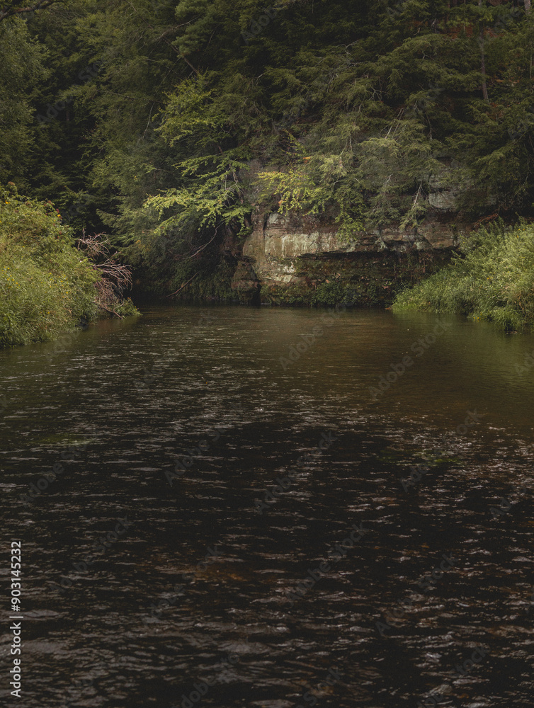 Obraz premium Kickapoo River, Wisconsin