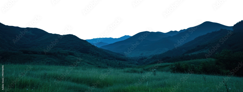 Fototapeta premium PNG Night mountain scenery photo outdoors nature sky.