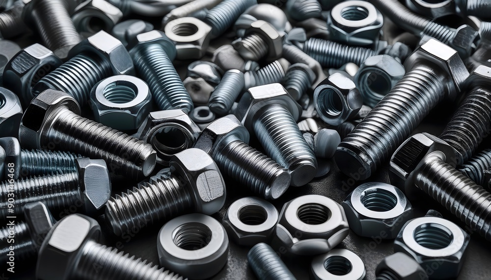 Nuts and bolts background Nuts and bolts background