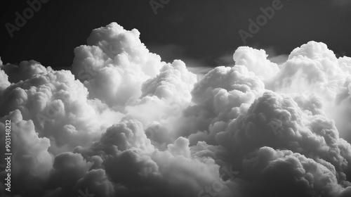 Dark storm clouds filling the sky.