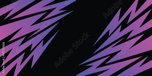 Abstract background with raw jagged spike gredint pattern and with some copy space area	