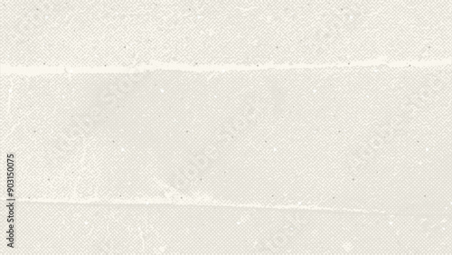 Crumpled ecru craft package paper texture. Abstract cream texture old paper background. Beige old cardboard backdrop. Vector illustration of grunge vintage note sheet or package. Old papyrus