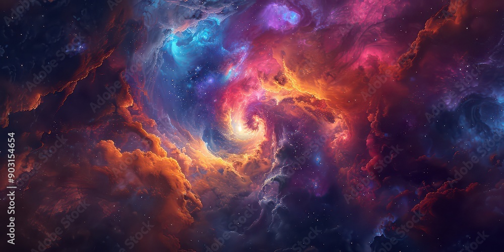 Cosmic Flame and Nebula Cosmic Flame and Nebula