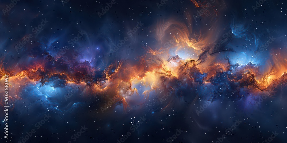 Cosmic Flame and Nebula Cosmic Flame and Nebula