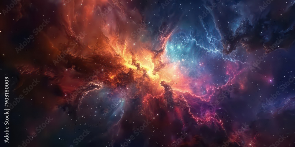 Cosmic Flame and Nebula Cosmic Flame and Nebula