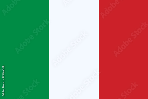 Free Download Flag of Italy with real colors. Vector illustration - GFXLoad