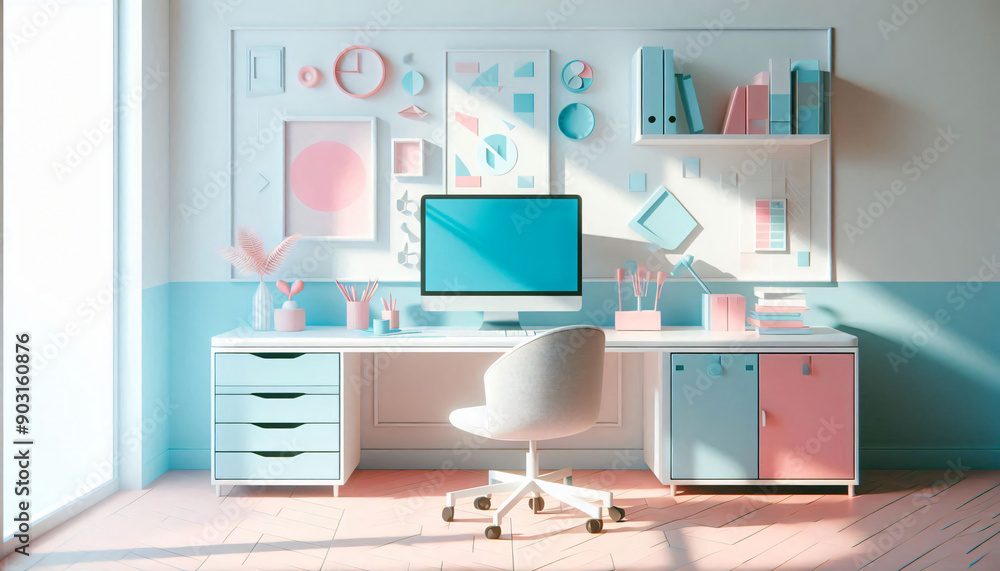 interior of a office interior of a office