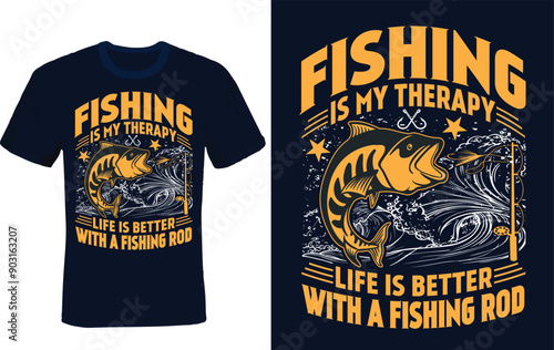 Fishing T-shirt Design