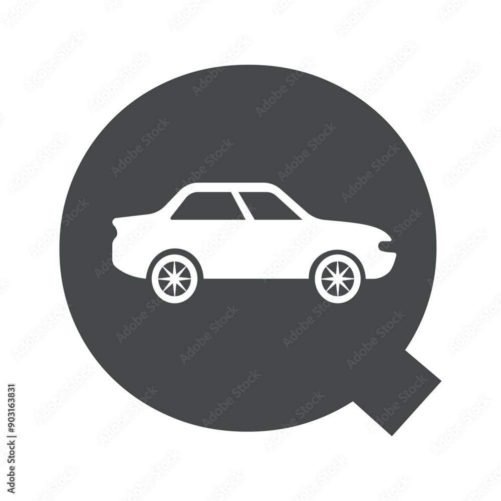 Car Logo combine with letter Q vector template Car Logo combine with letter Q vector template