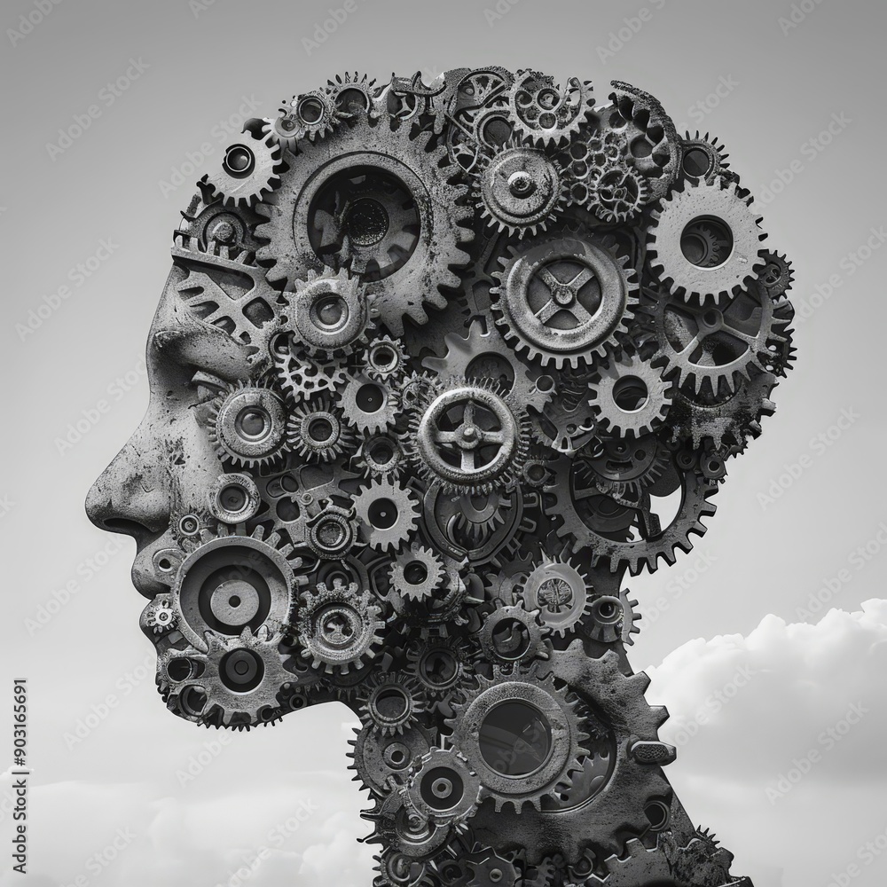 custom made wallpaper toronto digitalCognitive Processes Illustrated Through Cogwheels